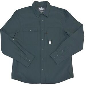 Smith and Rogue Men's Green Long Sleeve Roamer Shirt Jacket Shacket Size Medium